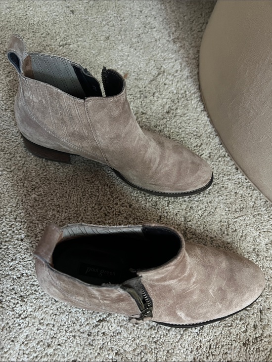 Paul Green Women’s Suede Chukka Boots - Taupe